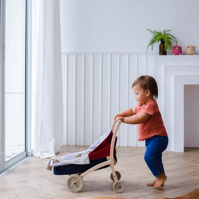 OFERTA - Coche de Muñecas Madera y Algodón.
